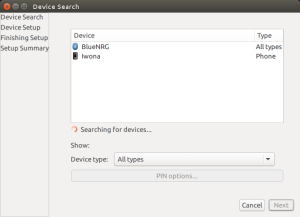 Linux is seeing the BlueNRG